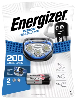 Energizer čelovka Vision HDA32 3 x AAA 200 lumens